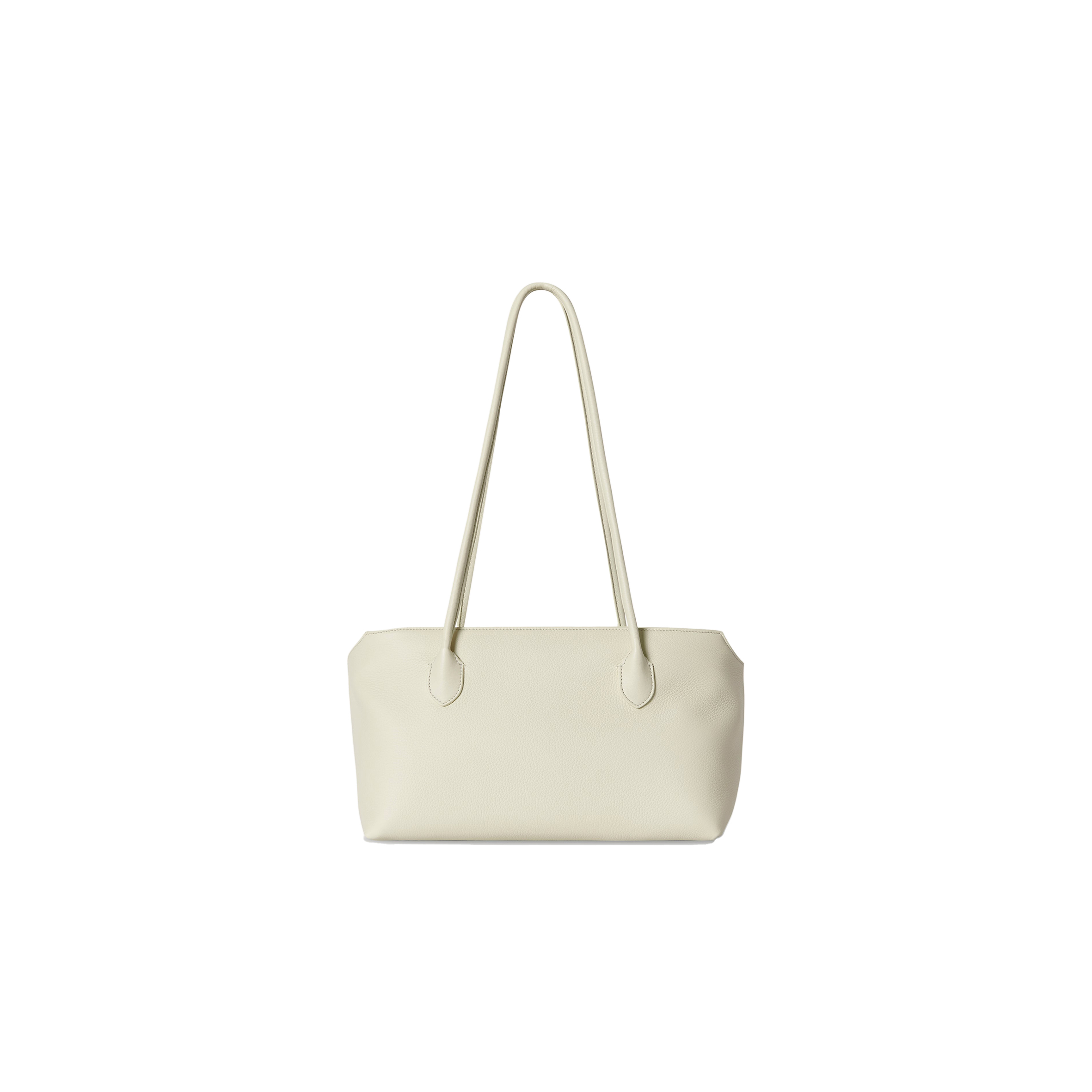 THE ROW TERRASSE BAG IN LEATHER IVORY W1292L23IVPD (33*20*18cm)